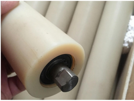 Nylon conveyor roller for belt conveyor system