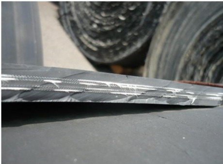 Nylon conveyor belt rolls for industrial material handling