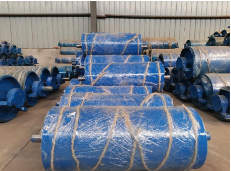 Bend pulleys for belt conveyor direction change